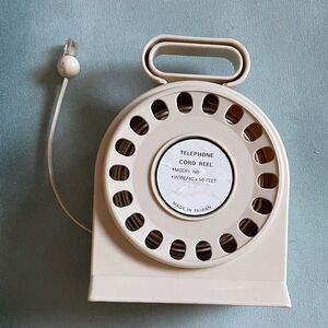 Vintage Telephone Cord Reel 50 Feet